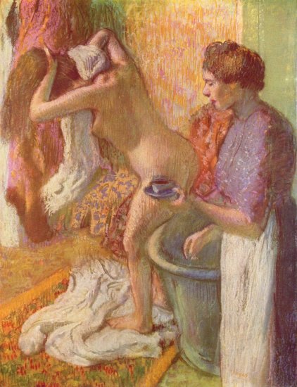 Después del baño - Edgar Degas - artelista.com