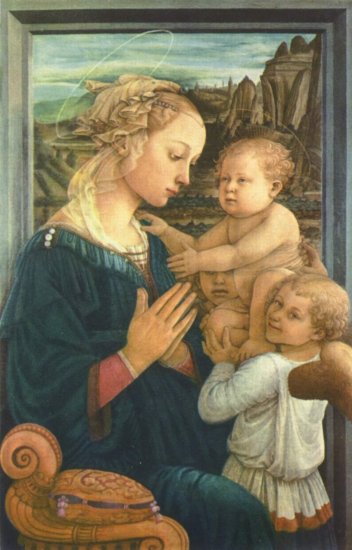 Madonna con dos ángeles -  Fra Filippo  Lippi - artelista.com