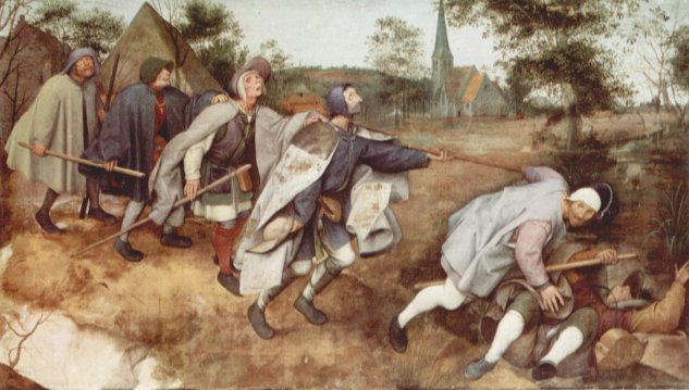 Parábola de los ciegos -  Pieter  Brueghel - artelista.com