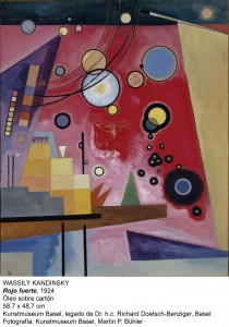 Rojo fuerte. 1924. Wassily Kandinsky