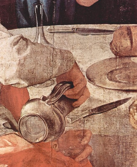  Abendmahl in Emmaus, Detail

