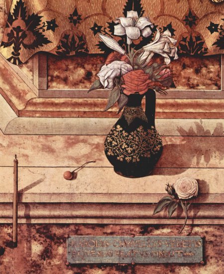  Altar aus dem Dom von Camerino, Madonna della Candeletta, Szene
