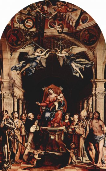  Altarpolyptychon von San Bartolomeo in Bergamo, Haupttafel