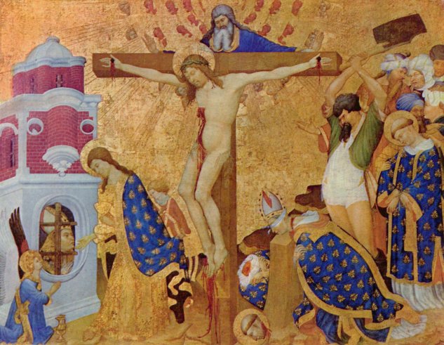 Altarretabel von St. Denis in Paris, Letzte Kommunion und Martyrium des Hl. Dionysius
