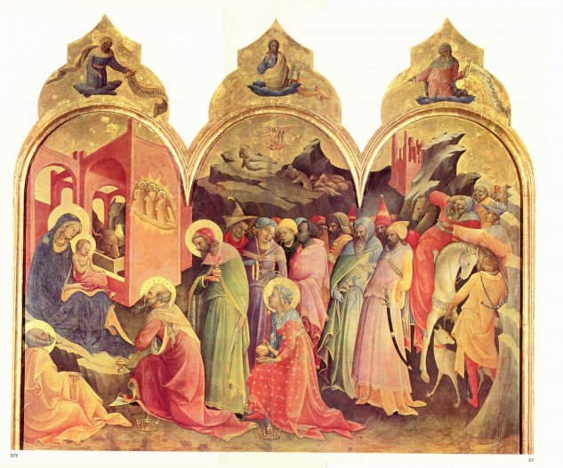  Altartafel der Kirche Sant' Egidio in Florenz, Szene