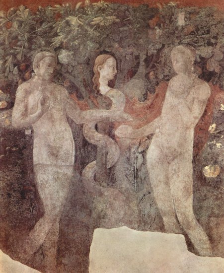  Alttestamentarischer Freskenzyklus zur Genesis im Kreuzgang von Santa Maria Novella in Florenz, Szene Wandfeld