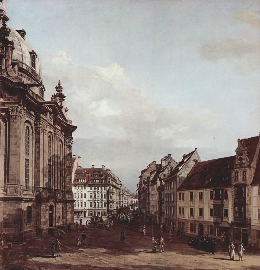  Ansicht von Dresden, Die Frauenkirche
