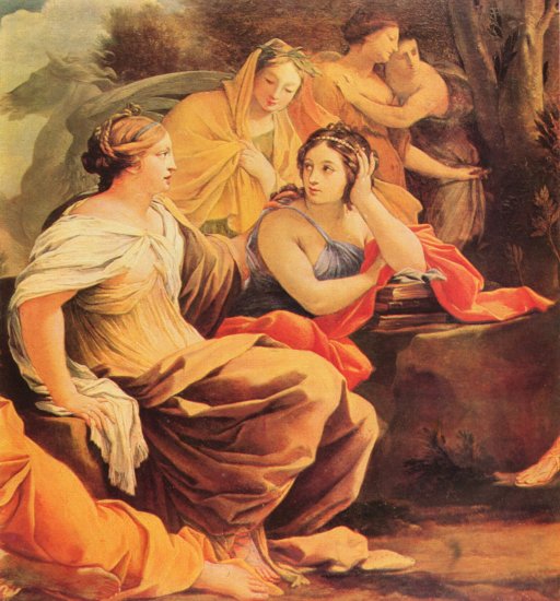  Apollo und die Musen, Detail
