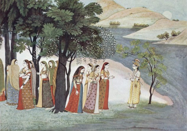  Bhâgavata-Purâna-Manuskript, Szene