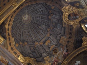 Bóveda de la iglesia de San Ignacio (Roma). 1685. Andrea Pozzo