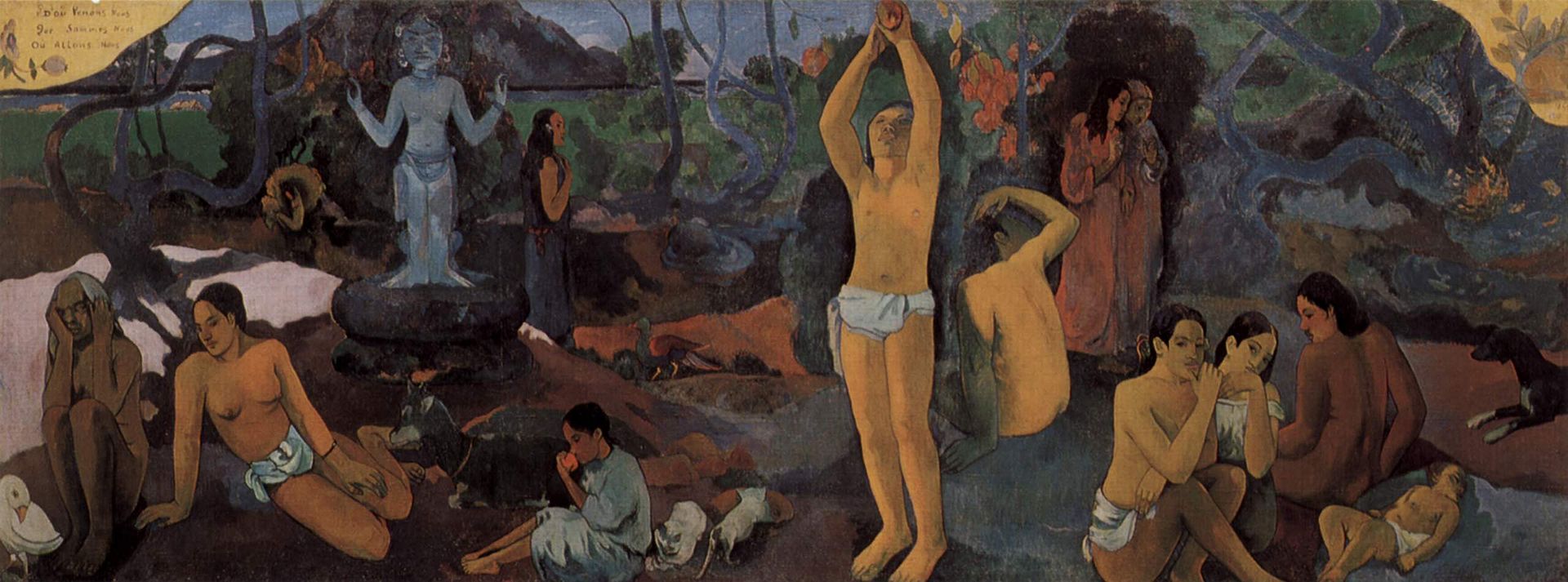 De Dónde venimosQuiénes somosAdónde vamos 1897. Paul Gauguin. Paul Gauguin