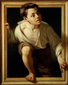 Huyendo de la crítica. 1874. Pere Borrell del Caso