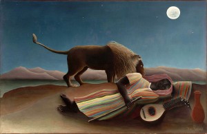 La gitana dormida. 1897. Henri Rousseau