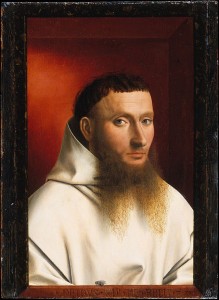 Retrato de un cartujo. Hacia 1446. Petrus Christus
