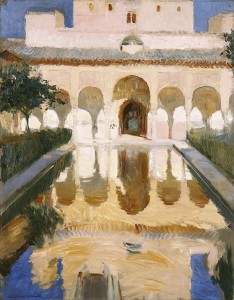 Sala de Emabajadores. Alhambra de Granada. 1909. The Getty Center, Los Ángeles.