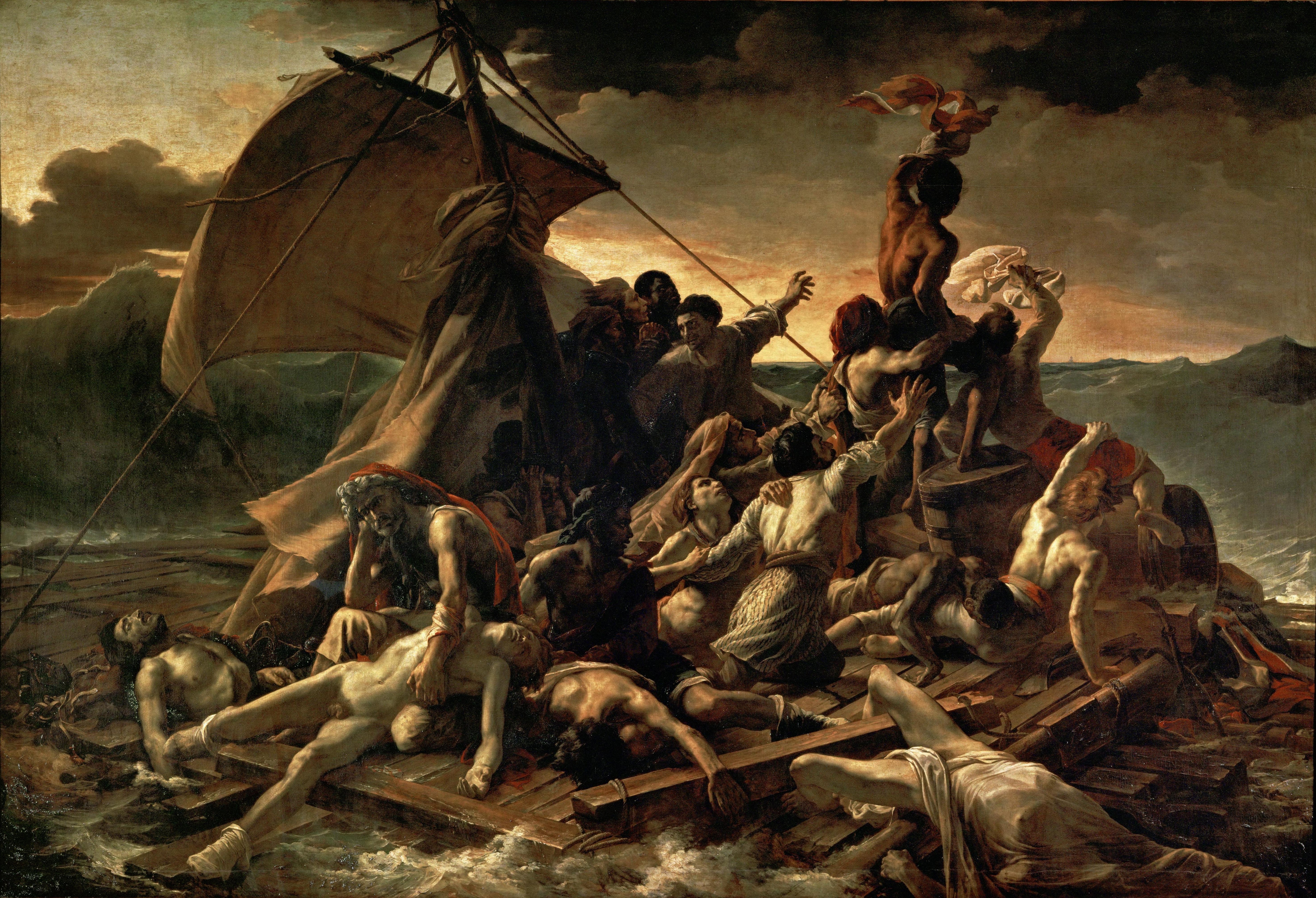 La balsa de la Medusa. 1818- 1819. Théodore Géricault
