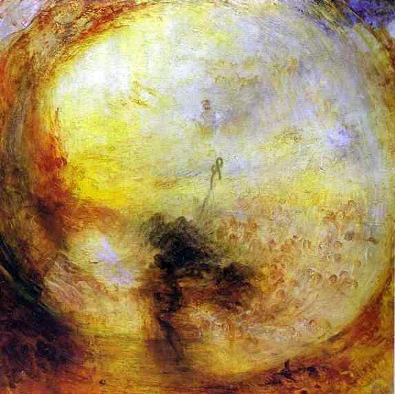 Luz y color (Teoría de Goethe). La mañana después del diluvio. 1843. William Turner