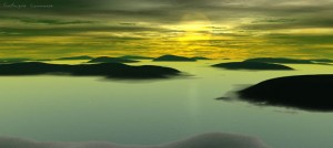 Paisaje de Lohfet. Eustaquio Carrasco Carrasco