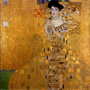 Retrato de Adele Bloch- Bauer. 1907. Gustav Klimt