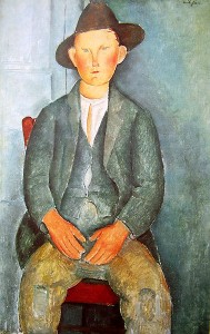 Joven campesino. 1918. Amedeo Modigliani