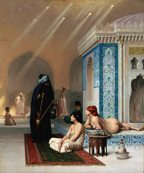 Los baños del harén. Hacia 1876. Jean- Léon Gérôme