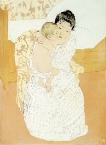 Niño desnudo. 1890- 1891. Mary Cassatt
