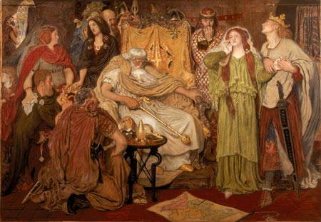 La porción de Cordelia. 1866- 1872. Ford Madox Brown