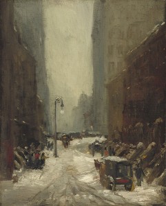 Nieve en Nueva York. 1902. Robert Henri