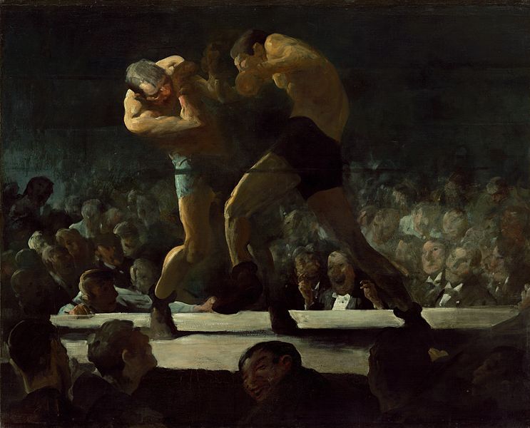 Noche en el club. 1907. George Bellows