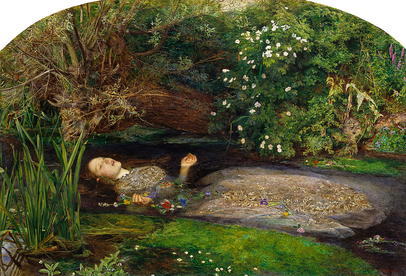 Ofelia. Hacia 1851. John Everett Millais