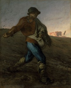 El sembrador. 1850. Jean- François Millet
