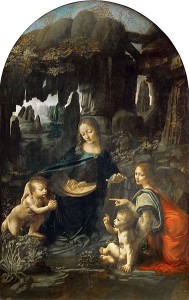 La Virgen de las Rocas. 1491- 1508. Leonardo da Vinci