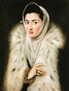 La dama del armiño o la Infanta Catalina Micaela. Hacia 1591. Atribuida a El Greco