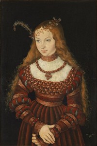 La princesa de Clèves. 1526. Lucas Cranach el Viejo