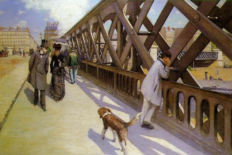 El Puente de Europa. 1876. Gustave Caillebotte