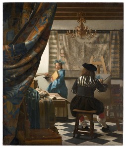 El arte de la pintura. Hacia 1666. Johannes Vermeer. Van Meegeren se vengó de la indiferencia que despertaba su talento como artista falsificando al maestro holandés más querido del siglo XVII