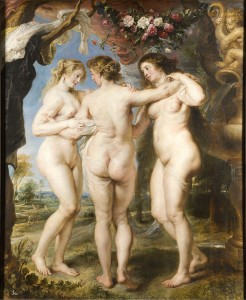 Las Tres Gracias. 1630- 1635. Rubens