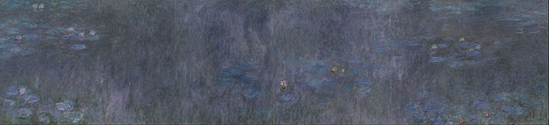 Nenúfares. Reflexiones de árboles. 1914- 1926. Claude Monet