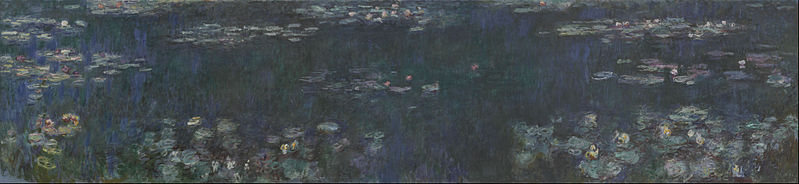 Nenúfares. Reflexiones verdes. 1914- 1926. Claude Monet