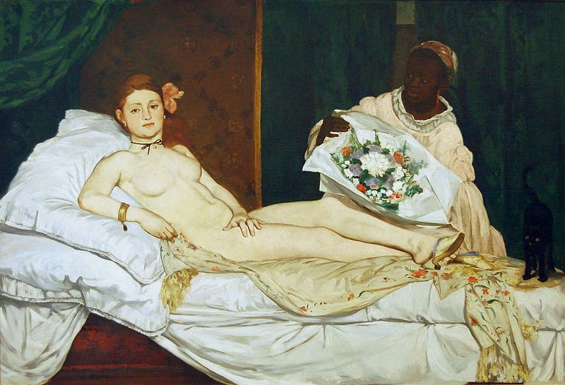 Olympia. 1863. Manet