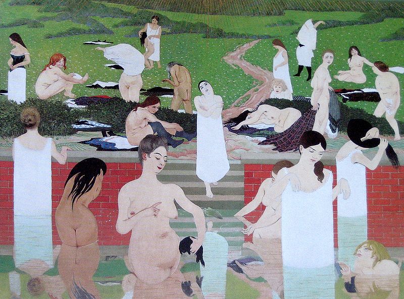 Baño en una tarde de verano. 1892- 1893. Félix Vallotton