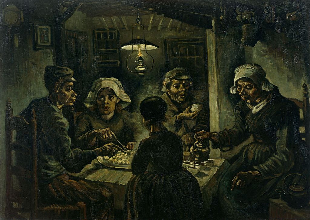 Comedores de patatas. 1885. Vincent van Gogh