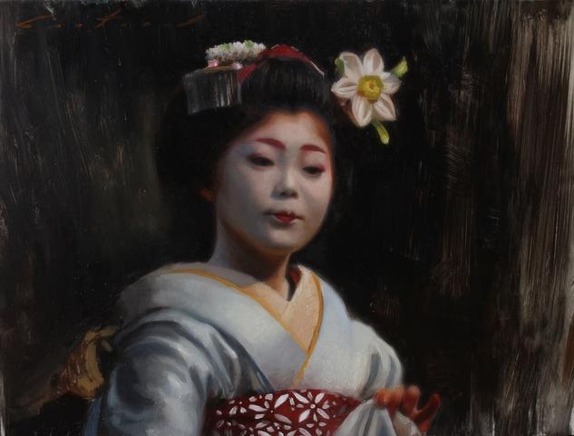 Hanatouro, geisha arte japonés. Phil Couture