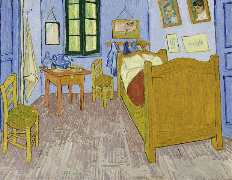 La habitación de Van Gogh en Arles. 1888. Vincent van Gogh