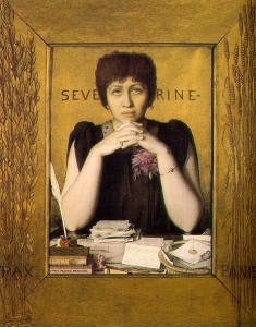 Séverine. Hacia 1895. Louis Welden Hawkins