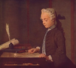 El niño de la peonza. 1735. Jean Siméon Chardin.