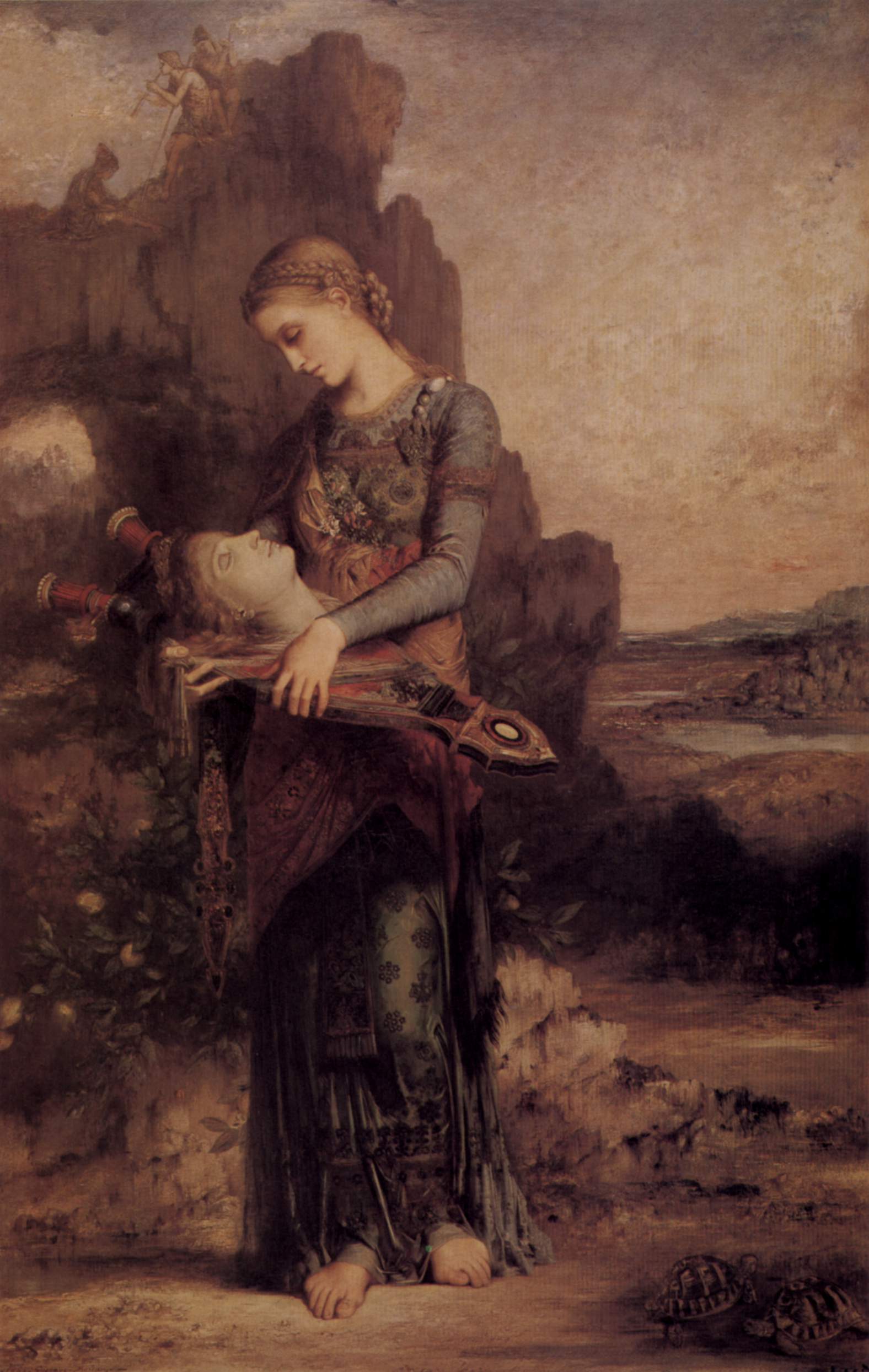 Orfeo. 1865. Gustave Moreau.