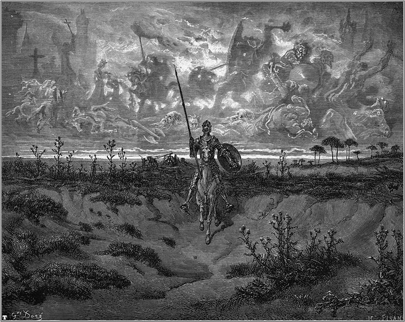 Ilustración de El Quijote. 1863. Gustave Doré