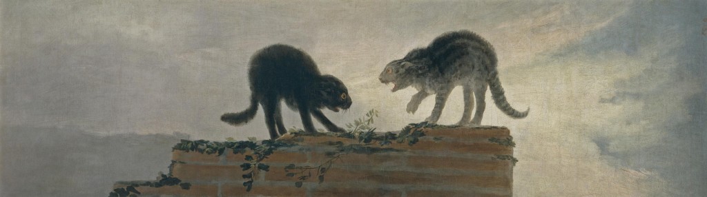 Riña de gatos. 1786. Francisco de Goya.