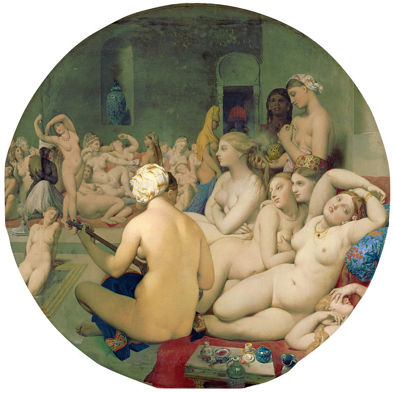 El baño turco. 1862. Jean Auguste Dominique Ingres
